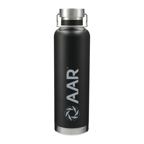 Thor Copper Vacuum Insulated Black Bottle 32oz-AAR Engraved