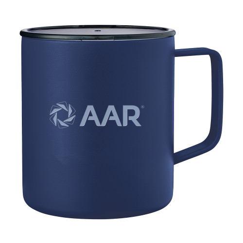 Rover Camp Vacuum Insulated Navy Mug 14oz-AAR Engraved