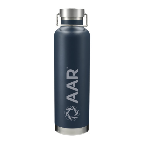 Thor Copper Vacuum Insulated Navy Bottle 32oz-AAR Engraved