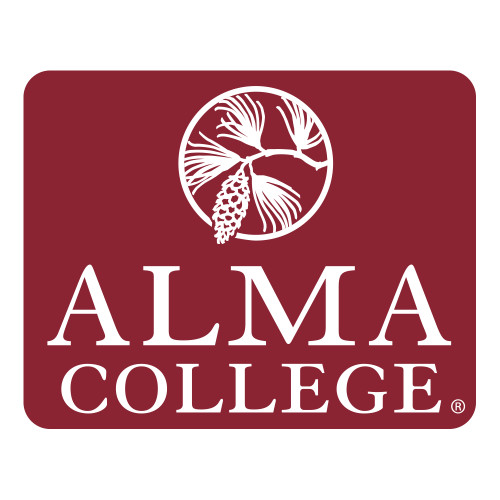 Large Decal-Alma College Institutional Wordmark Stacked
