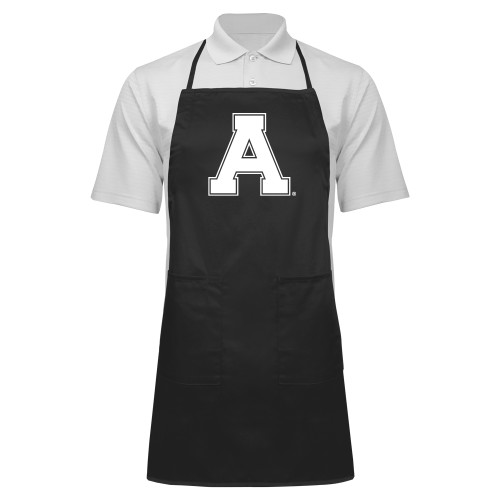 Full Length Black Apron-Alma College Athletic A