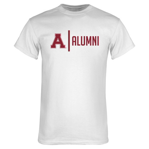 White T Shirt-Alma College Alumni