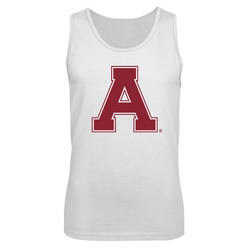 White Tank Top-Alma College Athletic A