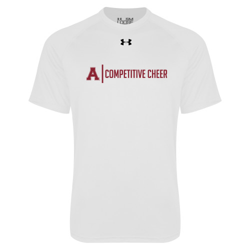 Under Armour White Tech Tee-Alma College Competitive Cheer