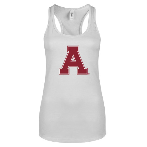 Next Level Racerback Tank White-Alma College Athletic A