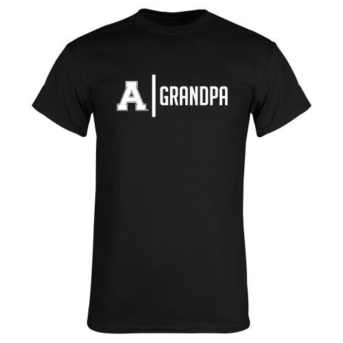 Black T Shirt-Alma College Grandpa