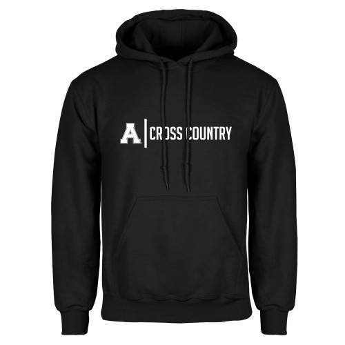Black Fleece Hoodie-Alma College Cross Country