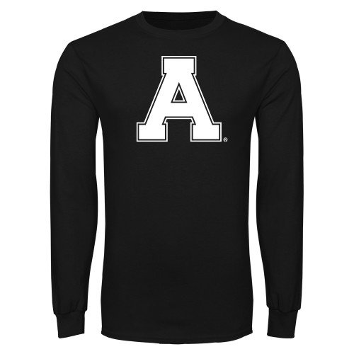 Black Long Sleeve T Shirt-Alma College Athletic A