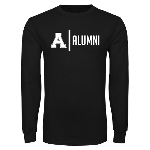 Black Long Sleeve T Shirt-Alma College Alumni
