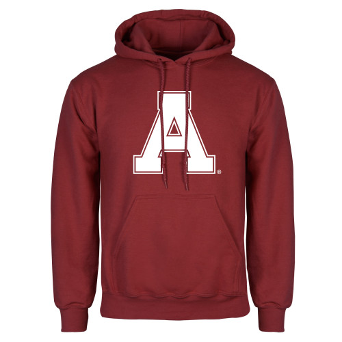 Cardinal Fleece Hoodie-Alma College Athletic A