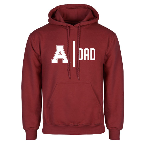 Cardinal Fleece Hoodie-Alma College Dad