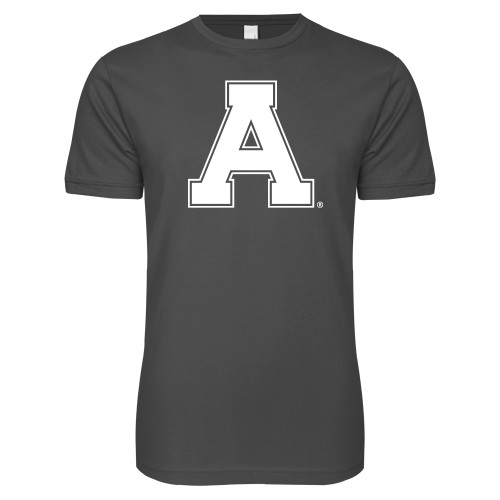 Next Level Charcoal SoftStyle T Shirt-Alma College Athletic A