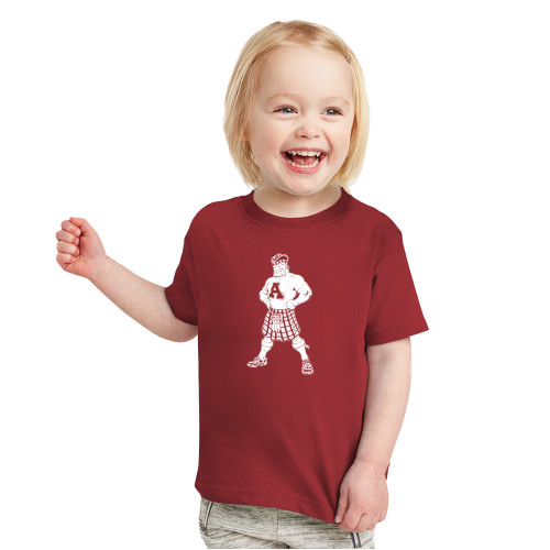 Toddler Cardinal T Shirt-Alma College Full Mascot