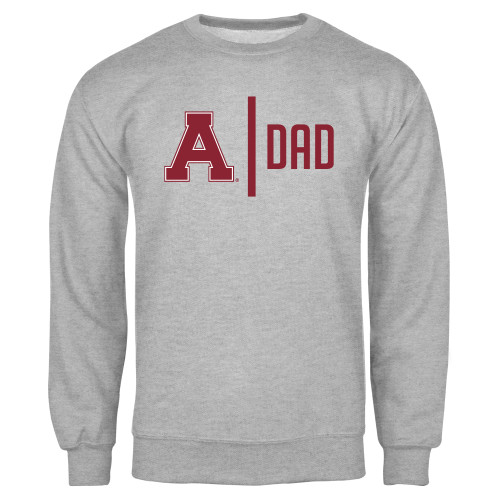 Grey Fleece Crew-Alma College Dad
