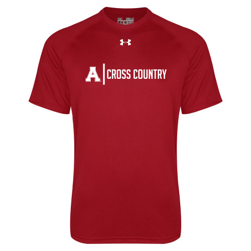 Under Armour Cardinal Tech Tee-Alma College Cross Country