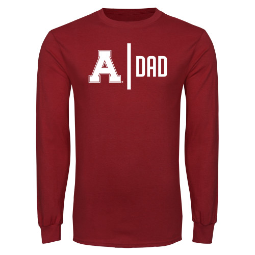 Cardinal Long Sleeve T Shirt-Alma College Dad
