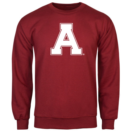 Cardinal Fleece Crew-Alma College Athletic A
