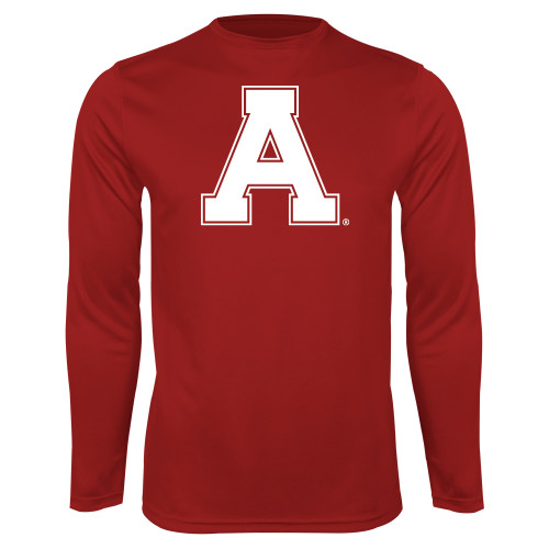 Cardinal Performance Long Sleeve Shirt-Alma College Athletic A