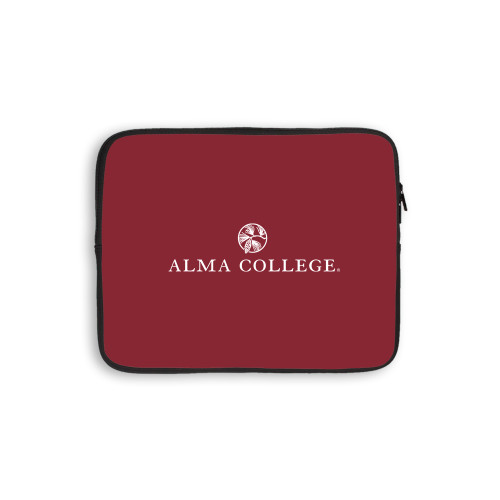 10 inch Neoprene iPad/Tablet Sleeve-Alma College Institutional Wordmark