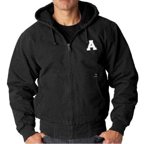 DRI DUCK Black Cheyenne Hooded Jacket-Alma College Athletic A