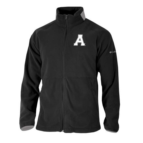 Columbia Black Everest Ridge Fleece Full Zip Jacket-Alma College Athletic A
