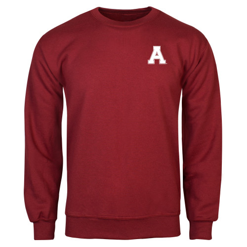 Cardinal Fleece Crew-Alma College Athletic A