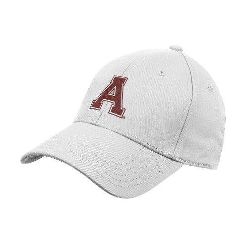 White Structured Adjustable Pro Style Hat-Alma College Athletic A