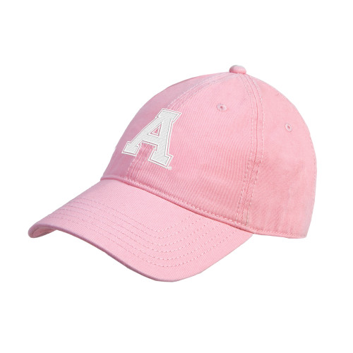 Pink Unstructured Adjustable Low Profile Cap-Alma College Athletic A