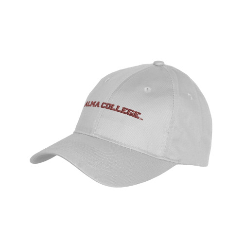 Youth Light Grey Pro Style Hat-Alma College Wordmark