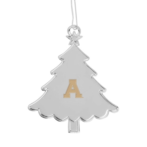 Silver Tree Ornament-Alma College Athletic A Engraved
