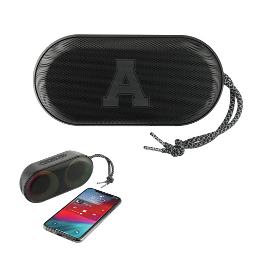 Zedd Outdoor Speaker with RGB Lights-Alma College Athletic A Engraved