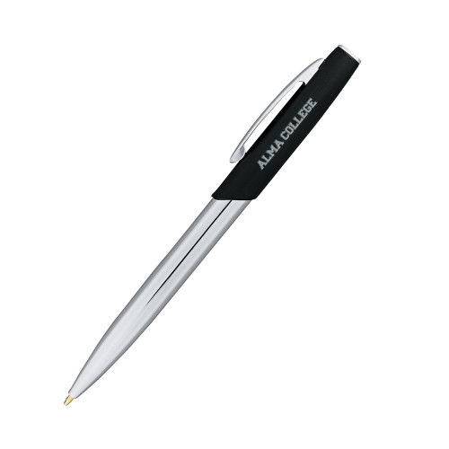 Geneva Black Twist Pen-Alma College Wordmark  Engraved