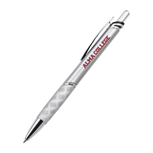 Andy Silver Ballpoint Pen-Alma College Wordmark