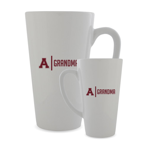 Full Color Latte Mug 17oz-Alma College Grandma