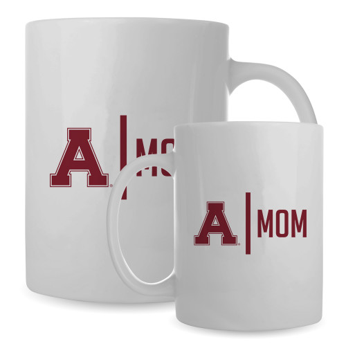 Mom Full Color White Mug 15oz-Alma College Mom