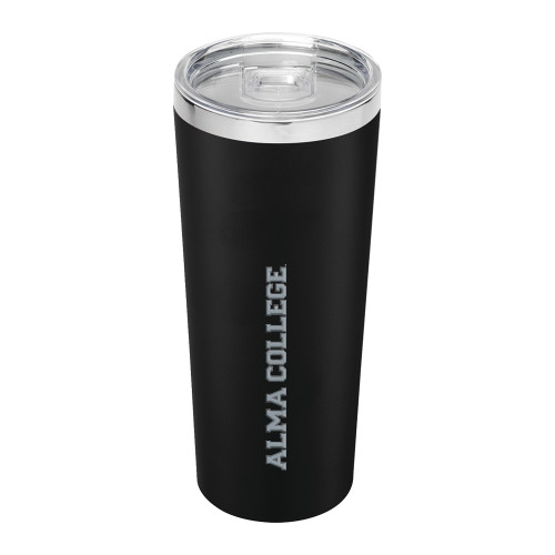 Thor Vacuum Insulated Black Tumbler 22oz-Alma College Wordmark  Engraved