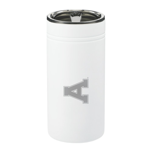 Sherpa Vacuum White Tumbler & Insulator 12oz-Alma College Athletic A Engraved