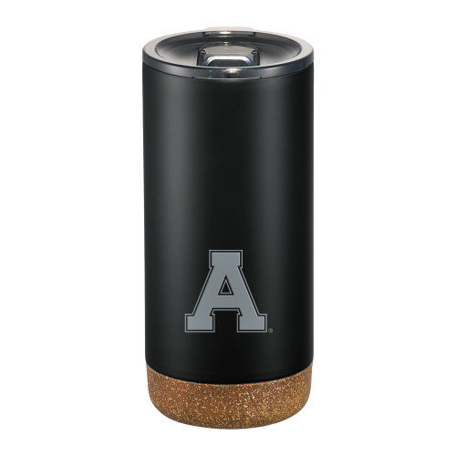 Valhalla Vacuum Insulated Black Tumbler 16oz-Alma College Athletic A Engraved