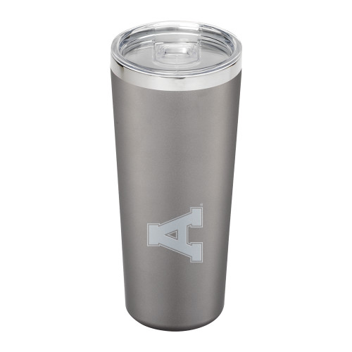 Thor Vacuum Insulated Grey Tumbler 22oz-Alma College Athletic A Engraved