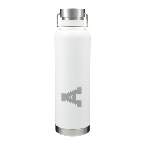 Thor Copper Vacuum Insulated White Bottle 32oz-Alma College Athletic A Engraved