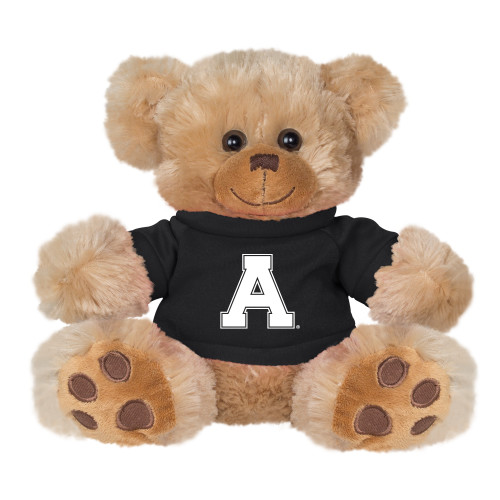 Plush Big Paw 8 1/2 inch Brown Bear w/Black Shirt-Alma College Athletic A