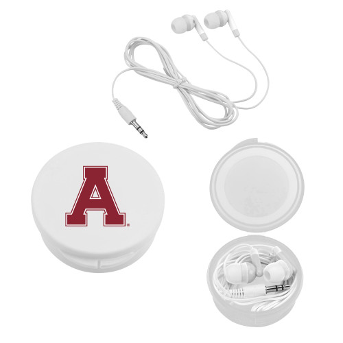 Ear Buds in White Case-Alma College Athletic A