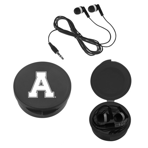 Ear Buds in Black Case-Alma College Athletic A