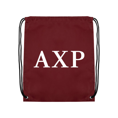  Maroon Drawstring Backpack - AXP