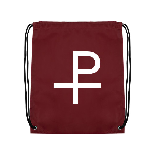  Maroon Drawstring Backpack - Labarum