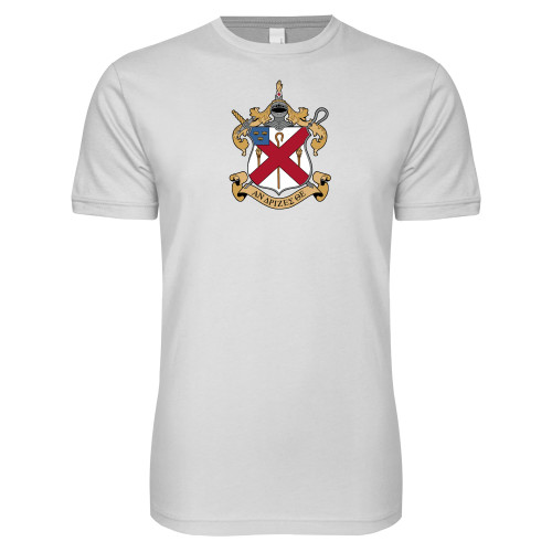 Next Level White SoftStyle T Shirt - Crest