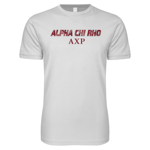  Next Level White SoftStyle T Shirt - Alpha Chi Rho AXP