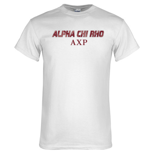 White T Shirt-Alpha Chi Rho AXP