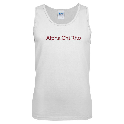 White Tank Top-Alpha Chi Rho