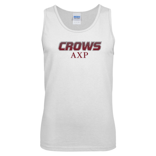 White Tank Top-Crows AXP